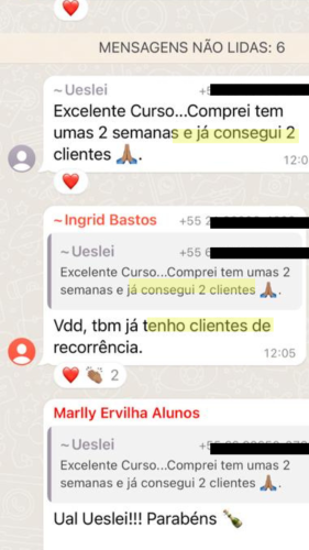 ja tenho clientes em pouco tempo