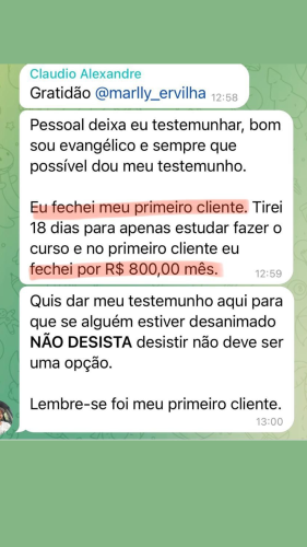 primeiro cliente